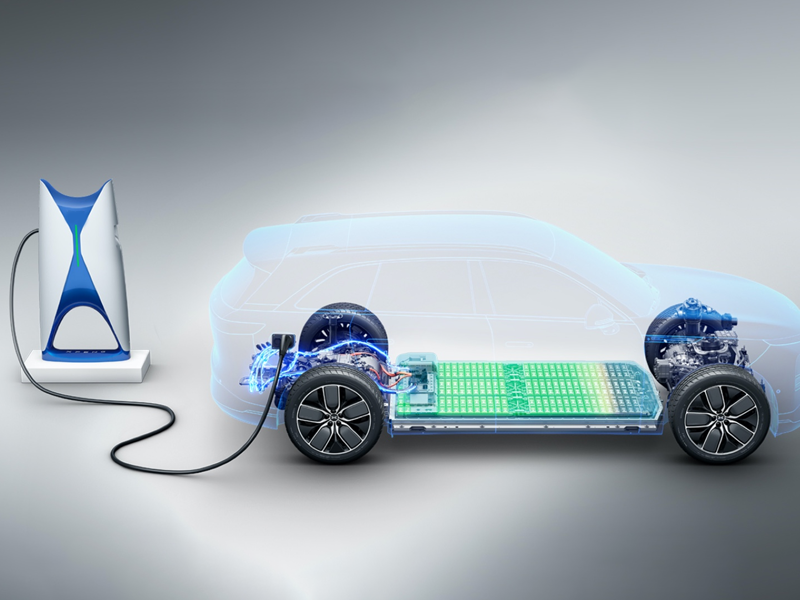 Quae sunt elementa vehiculum electricum purum?